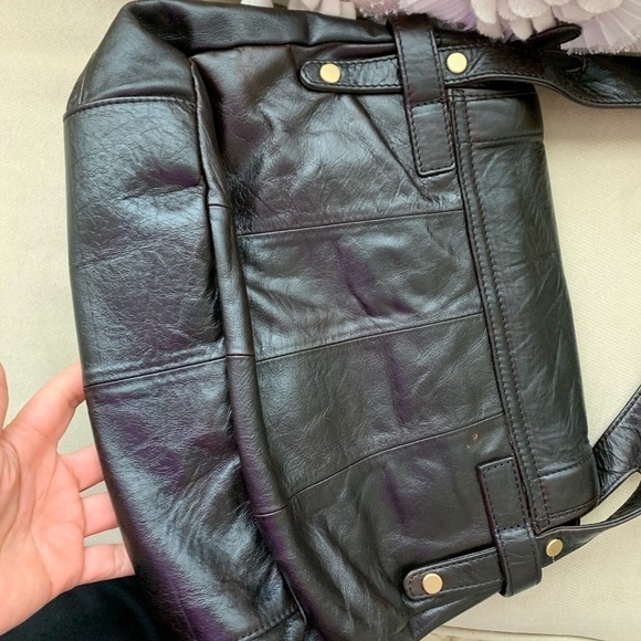 All leather shoulder bag - Picture 4 of 4